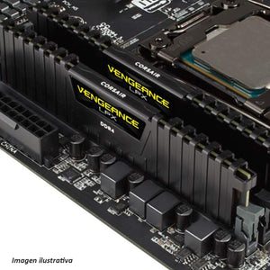 Memoria RAM DDR4 16GB 3600MHz CORSAIR VENGEANCE LPX 1x16GB Negro CMK16GX4M1Z3600C18