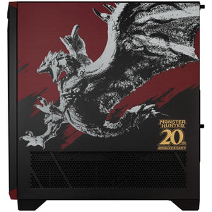 Gabinete Gamer MSI MPG GUNGNIR 300 MONSTER HUNTER EDITION E-ATX Media Torre 4 Fan Cristal Templado USB-C ARGB