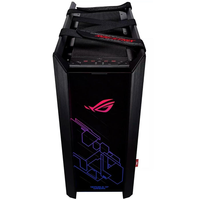 Gabinete Gamer ASUS ROG STRIX HELIOS GX601 E-ATX Media Torre 4 Fan Cristal Templado USB-C RGB Negro