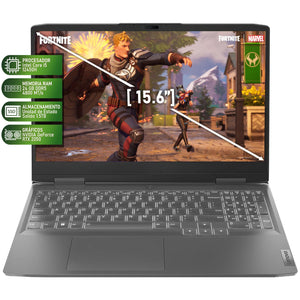 Laptop Gamer LENOVO LOQ NVIDIA GeForce RTX 2050 Intel Core I5 12450H 24GB RAM 1.5TB SSD 15.6" Windows 11 Home Teclado en Español + Mouse DXT Gaming