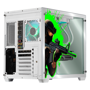 Xtreme PC Gaming Geforce RTX 4070 TI Intel Core I7 14700F SSD 2TB 64GB DDR5 Sistema Liquido WIFI Counter Strike White