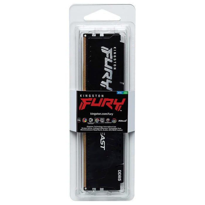 Memoria RAM DDR5 16GB 6000MT/s KINGSTON FURY BEAST EXPO 1x16GB Negro KF560C36BBE-16