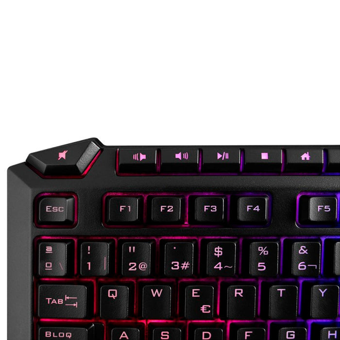 Teclado Gamer BALAM RUSH BALACK USB iluminación LED BR-929622