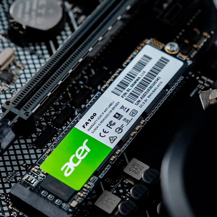 Unidad de Estado Solido SSD M.2 256GB ACER FA100 NVMe PCIe 3.0 3300/2700 MB/s BL.9BWWA.118