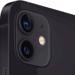 Celular APPLE iPhone 12 128GB OLED Retina 6.1" iOS 14 Negro + Audifonos Reacondicionado