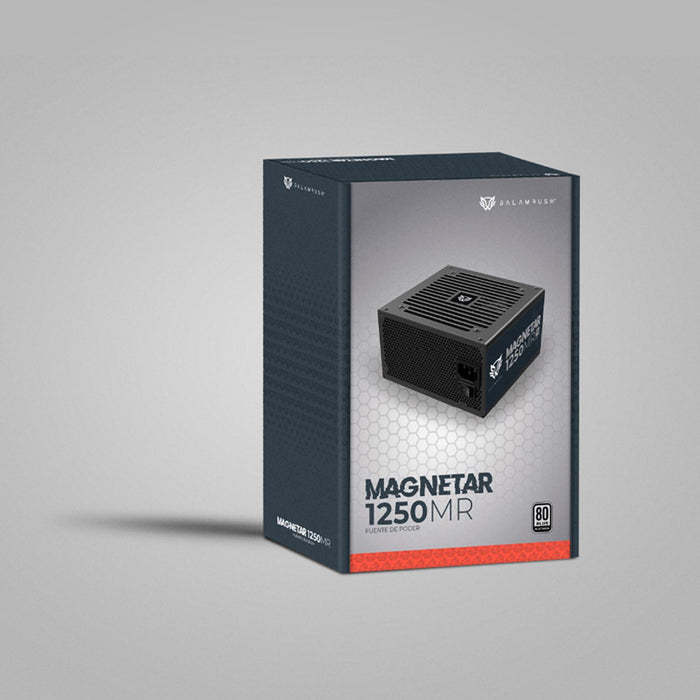 Fuente de Poder PC 1250W Gamer BALAM RUSH MAGNETAR 1250MR 80 Plus Platinum Modular Negro BR-937610