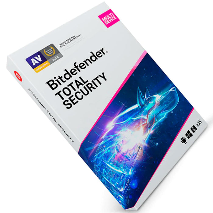 Antivirus BitDefender Total Security Protección Un Año 1 Usuario D000A20