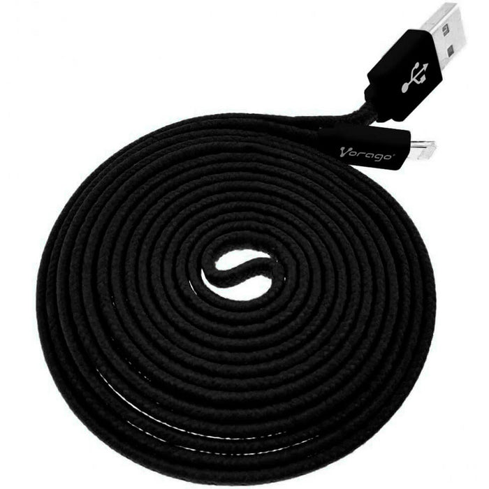 Cable VORAGO USB Tipo A Micro USB 2m Negro CAB-212