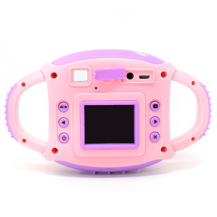 Camara Digital KIDS NECNON 8MP Flash integrado Slot Micro SD Contra Golpes Rosa NCD-KIDSCAM-PK