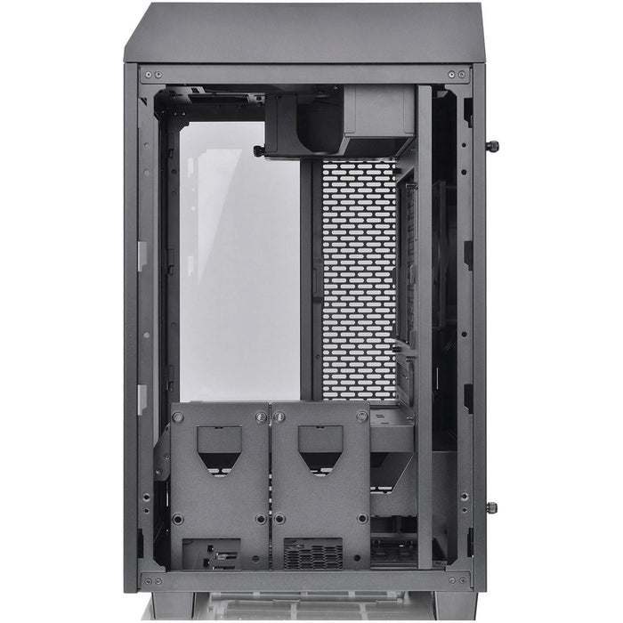 Gabinete Gamer THERMALTAKE The Tower 100 Mini ITX Mini Torre 2 Fan Cristal Templado USB-C Negro