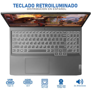 Laptop Gamer LENOVO LOQ NVIDIA GeForce RTX 4050 Intel Core i5 13420H 8GB RAM 512GB SSD 16" Windows 11 Home + Mouse Teclado en Español