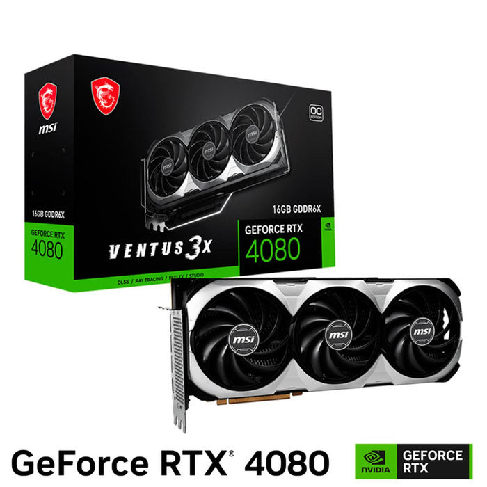 Tarjeta de Video MSI GeForce RTX 4080 16GB VENTUS 3X OC GDDR6X 912-V511-044