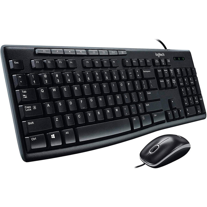 Kit Teclado Mouse LOGITECH MK200 Negro USB 920-002716