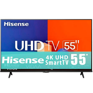 Pantalla Smart TV 55 pulgadas HISENSE LED 4K Ultra HD WiFi Vidaa TV HDMI 55A65KV