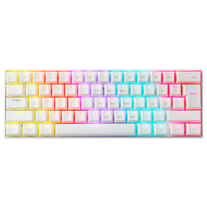 Teclado Gamer Mecanico XPG SUMMONER MINI Switch Red RGB USB Blanco SUMMONERMINI61RD-WHCES