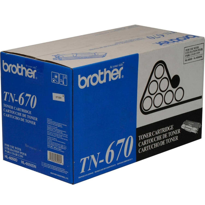 Toner BROTHER TN670 Negro 7500 Paginas HL6050