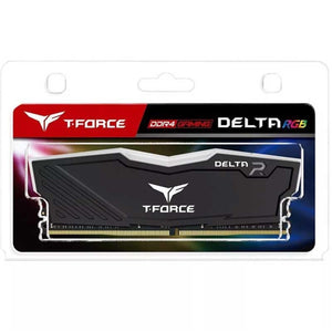 Memoria RAM DDR4 8GB 3600MHz TEAMGROUP T-FORCE DELTA RGB Negro TF3D48G3600HC18J01