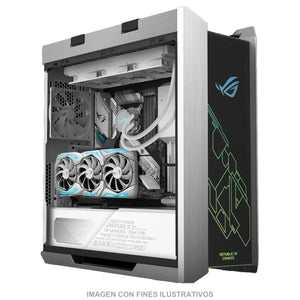 Gabinete Gamer ASUS GX601 ROG STRIX HELIOS Cristal Templado Blanco