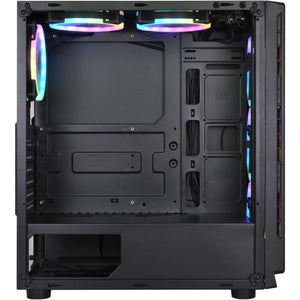 Gabinete Gamer XZEAL Cristal Templado RGB Negro XZCGB03B