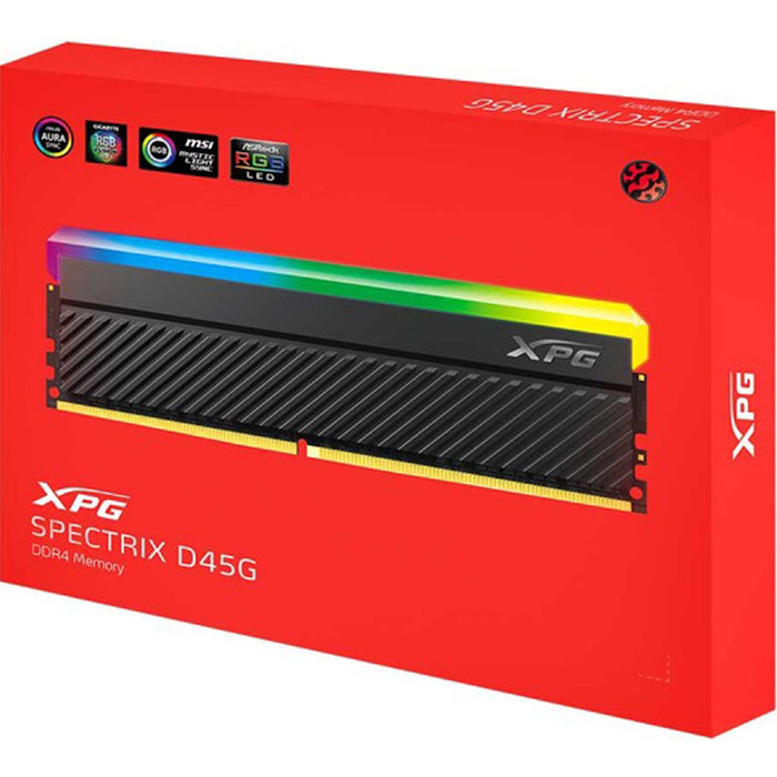 Memoria RAM DDR4 32GB 3600MHz XPG SPECTRIX D45G 2x16GB RGB Negro AX4U360016G18I-DCBKD45G