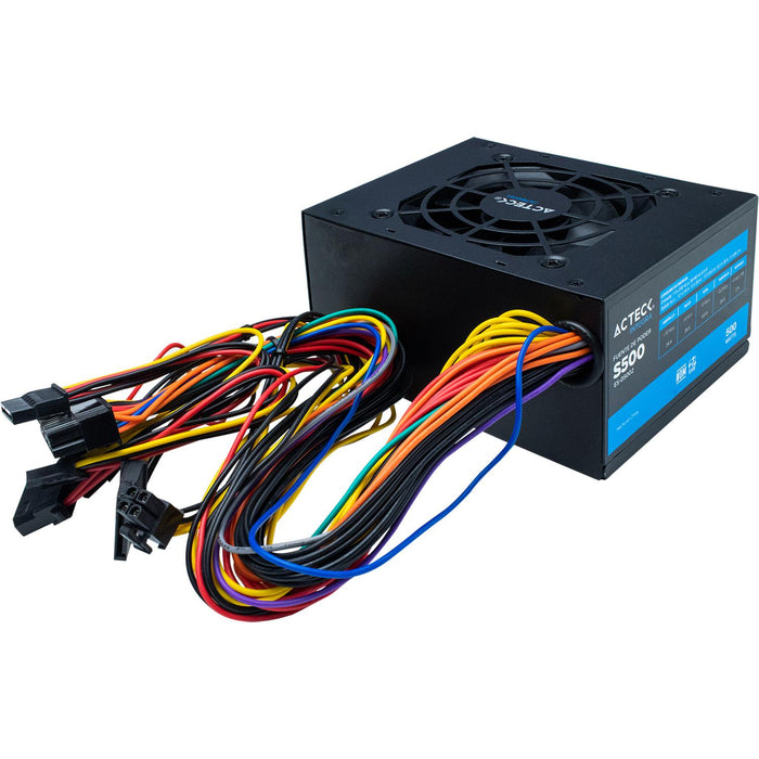 Fuente de Poder PC 500W ACTECK Blazar S500 Slim Micro ATX ES-05002