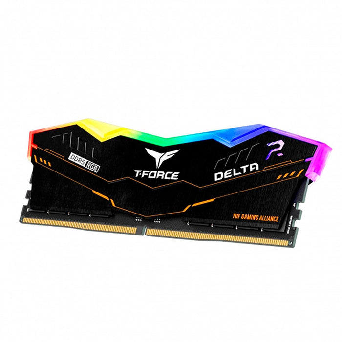 Memoria RAM DDR5 32GB 5600MT/s TEAMGROUP T-FORCE DELTA TUF GAMING ALLIANCE RGB 2x16GB Negro FF5D532G5600HC36BDC01