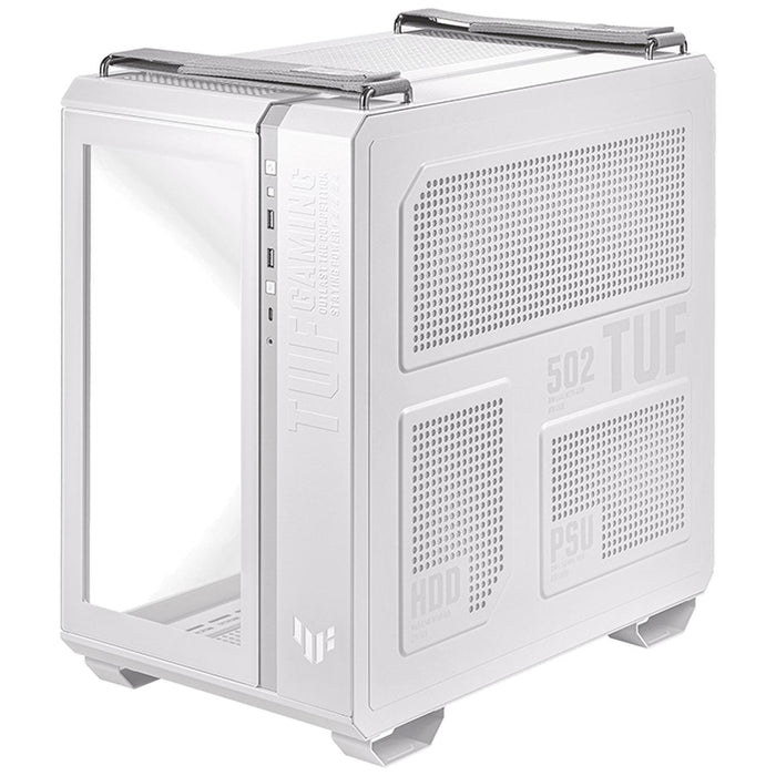 Gabinete ASUS TUF Gaming GT502 USB C Cristal Templado Media Torre GT502 TUF GAMING CASE/WHT