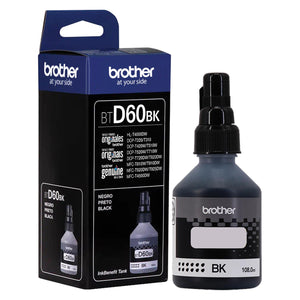Kit 2 Botellas Tinta BROTHER BTD60BK Negro T220 T520 T720 T920 T4500