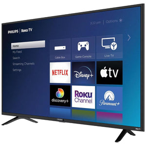 Pantalla Smart TV 40 pulgadas PHILIPS Full HD LCD LED WiFi HDMI Roku TV 40PFL4775/F7