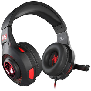 Audifonos Diadema Gamer XTECH EDICION SPIDER-MAN 3.5mm Microfono XTH-M541SM