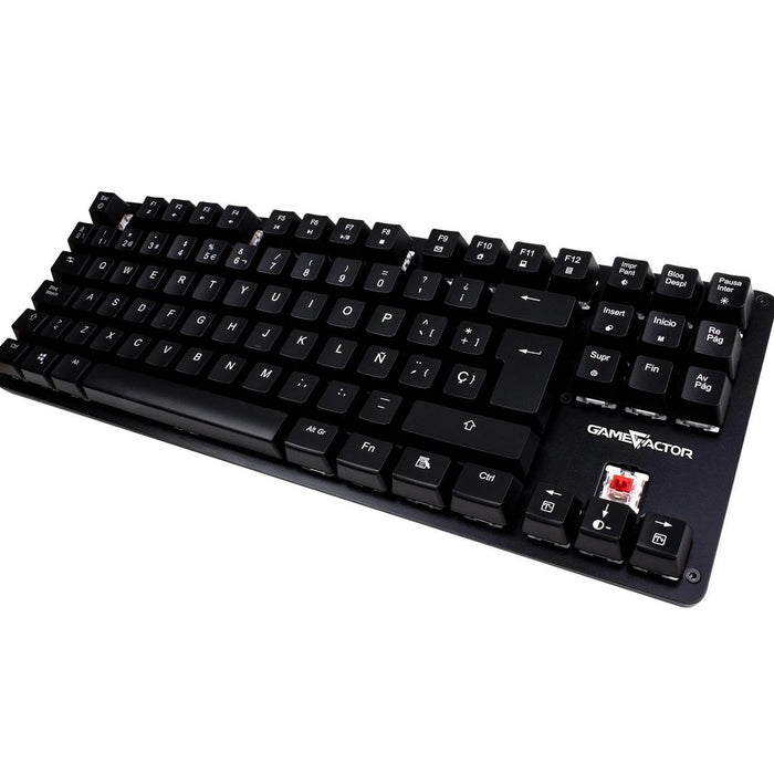 Teclado Gamer Mecanico Switch Rojo GAME FACTOR RGB KBG500-RD