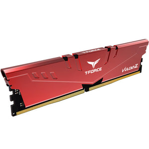 Memoria RAM DDR4 32GB 3200MHz TEAMGROUP T-FORCE VULCAN Z Rojo TLZRD432G3200HC16C01