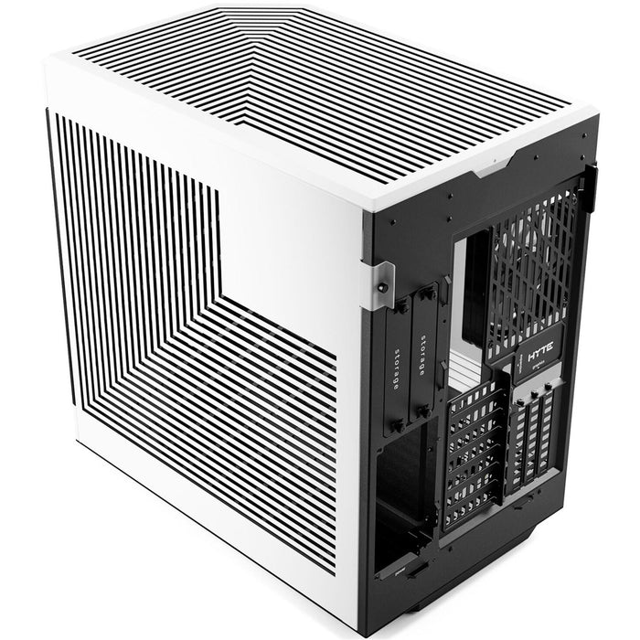 Gabinete Gamer HYTE Y60 E-ATX Media Torre 3 FAN Cristal Templado USB-C Blanco CS-HYTE-Y60-BW