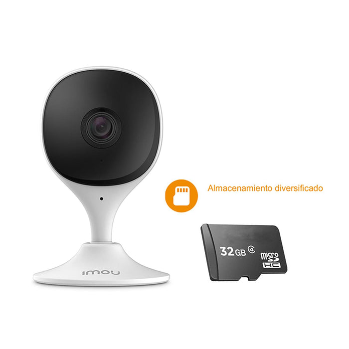 Camara de seguridad WIFI IMOU Cue 2C 2MP Interior Full HD hasta 6 días de respaldo en grabacion