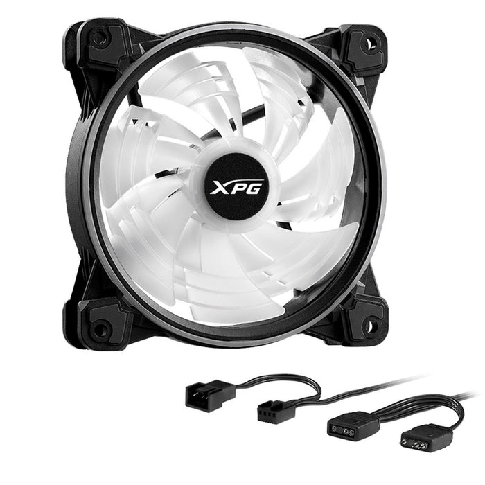 Ventilador PC XPG HURRICANE 120mm ARGB PWM 4 pines 2000RPM Negro HURRICANE120ARGBPWM-BKCWW