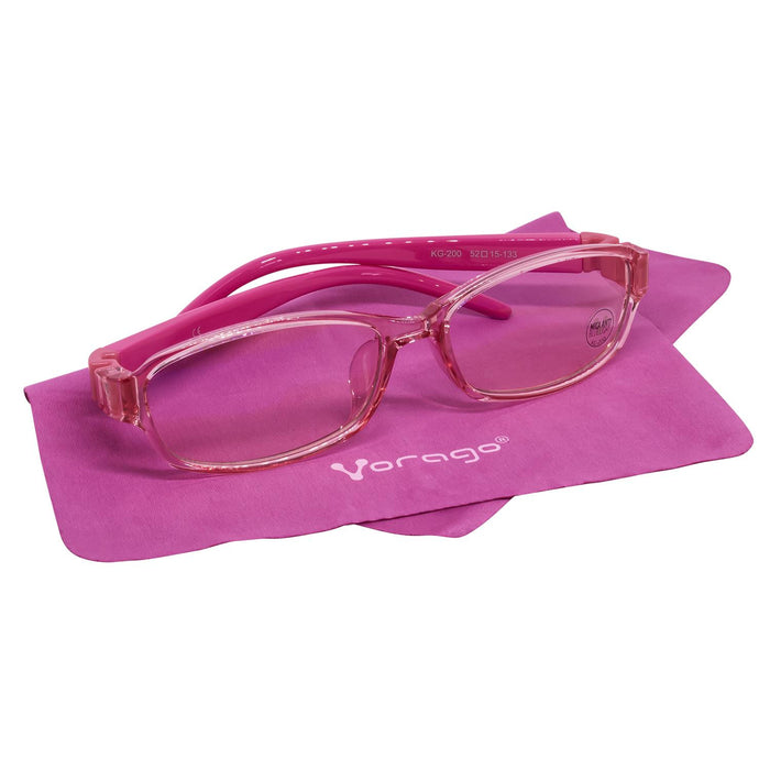 Lentes VORAGO KG200-PK KIDS Anti Blue Light para niños Rosa