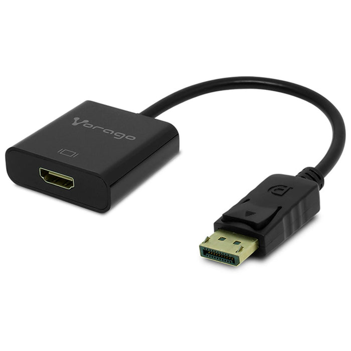 Adaptador Convertidor VORAGO DisplayPort a HDMI Full HD Negro ADP-300