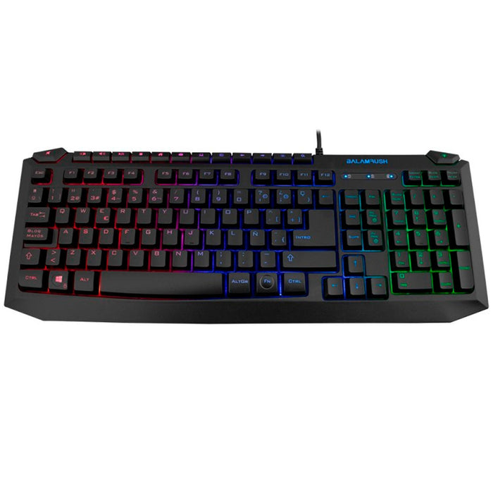 Teclado Gamer BALAM RUSH BALACK USB iluminación LED BR-929622