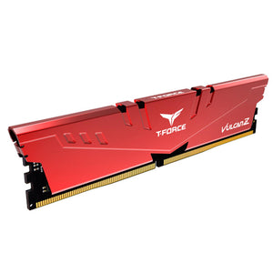 Memoria RAM DDR4 16GB 3200MHz TEAMGROUP T-FORCE VULCAN Z Rojo TLZRD416G3200HC16F01