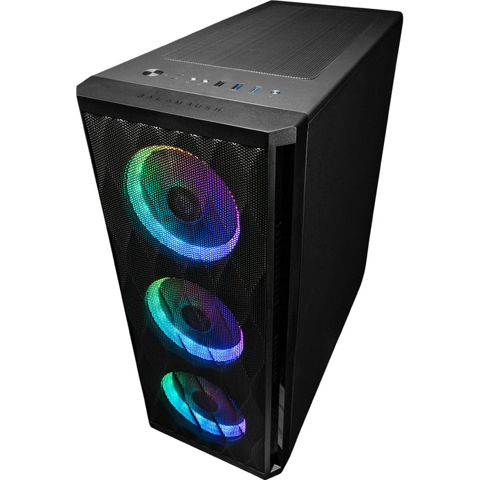 Gabinete Gamer BALAM RUSH SKYDRON E-ATX 4 Fan Cristal Templado ARGB