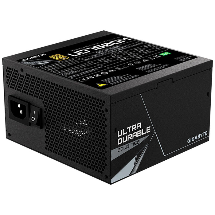 Fuente de Poder PC 750W Gamer GIGABYTE 80 Plus Gold Modular GP-UD750GM