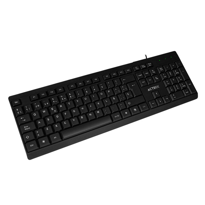 Teclado ACTECK INSPIRE TA210 Alambrico USB Clasico Negro AC-928946