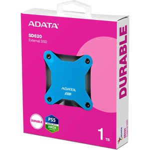 Unidad de Estado Solido SSD Externo 1TB ADATA SD620 USB 3.2 Xbox PS5 Azul SD620-1TCBL