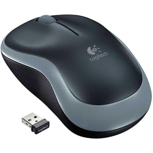Mouse Inalambrico LOGITECH M185 3 Botones 1000 DPI Gris 910-002225