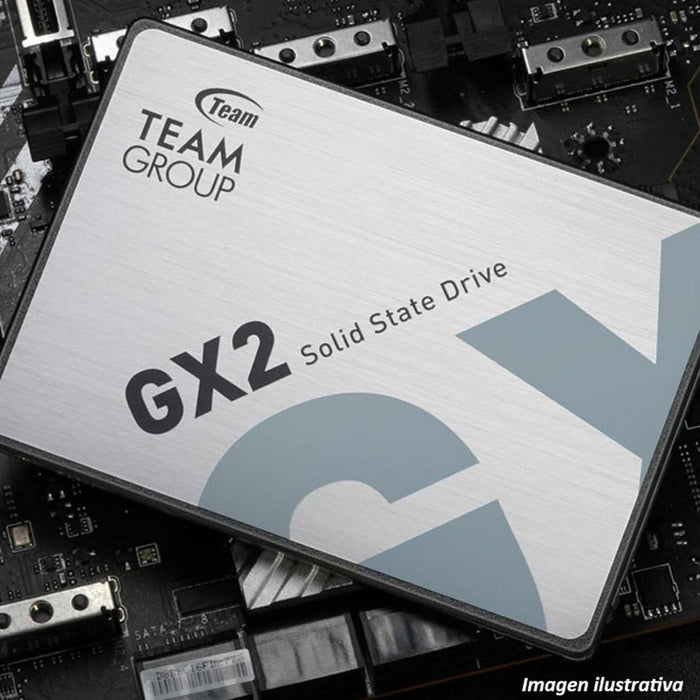 Unidad de Estado Solido SSD 2.5 2TB TEAMGROUP GX2 SATA III 550/500 MB/s T253X2002T0C101