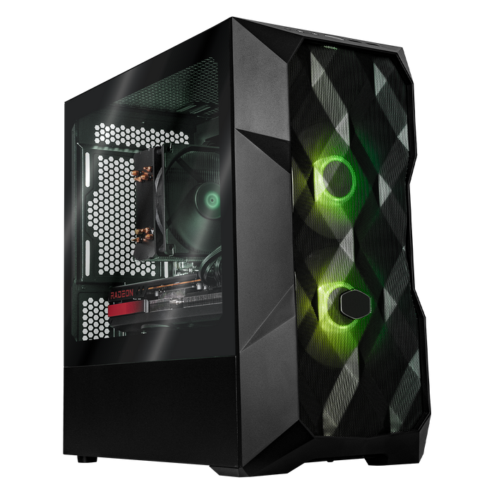 Xtreme PC Gaming AMD Radeon RX 7700 XT Ryzen 7 5700X 32GB SSD 1TB 4TB WIFI Black
