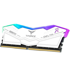 Memoria RAM DDR5 32GB 5200MT/s TEAMGROUP T-FORCE DELTA RGB 1x32GB Blanco FF4D532G5200HC40C01
