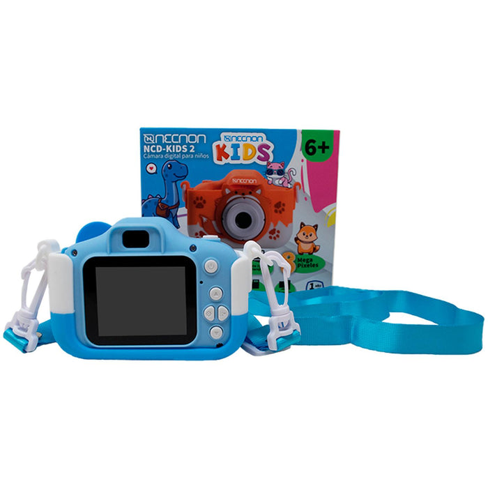 Camara Digital KIDS NECNON NCD-KIDS2 8MP Zoom 4X 30FPS Flash Integrado Slot Dinosaurio NBCKN403DN