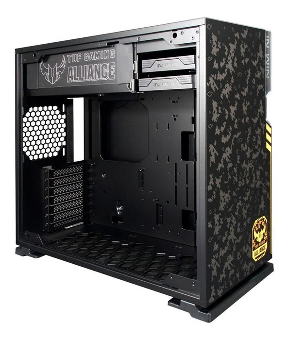 Gabinete Gamer IN WIN 101 TUF GAMING RGB Media Torre Cristal Templado