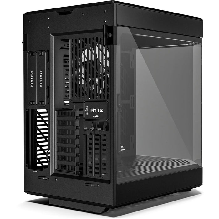 Gabinete Gamer HYTE Y60 E-ATX Media Torre 3 FAN Cristal Templado USB-C Negro CS-HYTE-Y60-B